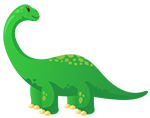 Green Dinosaur Icon — Fluoride Treatment